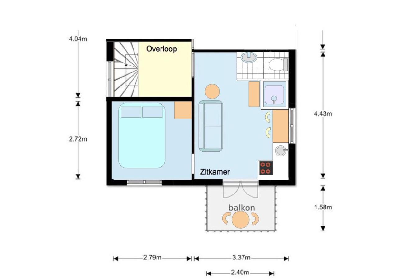 Doppelzimmer mit Balkon
