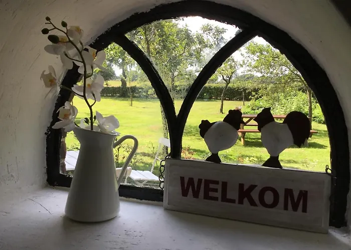 Landelijk gelegen Huisje op erf Veeningen, Nederland