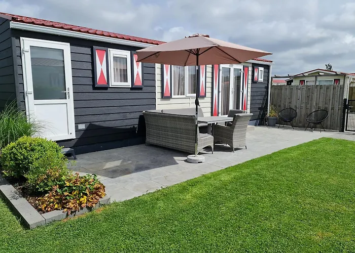 Chalet Veere Olmenduin Zeeland 5 Pers für Hunde ideal eingezäunt