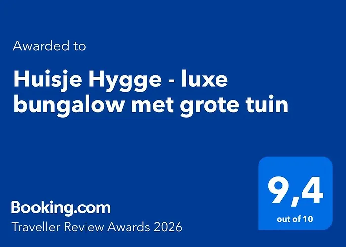 Huisje Hygge - luxe bungalow met grote tuin