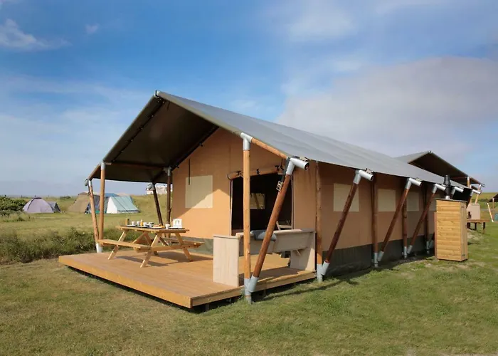 Strandcamping Corfwater - Safaritenten en Safarilodges Petten, Nederland